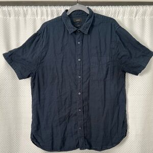 Vince Light Cotton Short-Sleeved Shirt